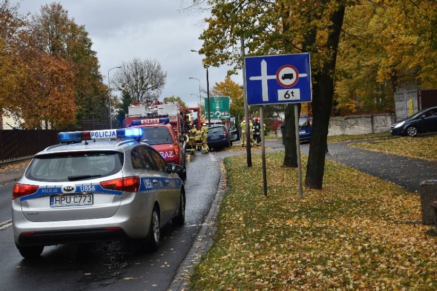 Kolizja na ulicy Kilińskiego w Śremie