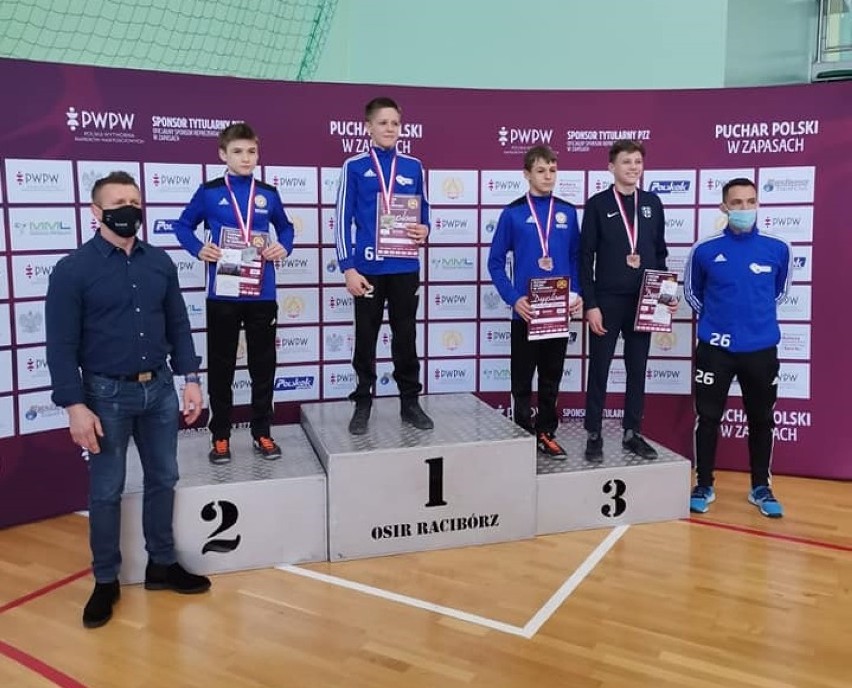 Czterech zapaśników Cartusii w strefie medalowej Pucharu Polski Kadetów