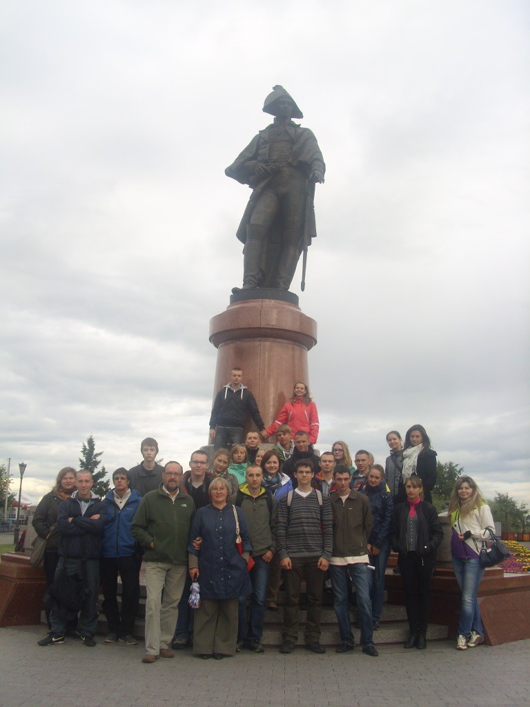 Najpierw młodzież z Rudy Śląskiej odwiedziła Krasnojarsk, a...