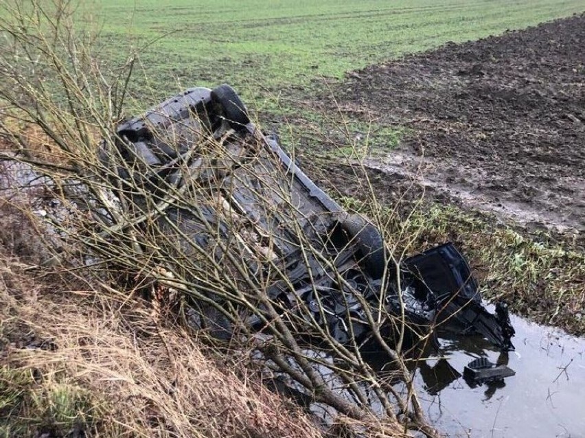 Zdarzenie drogowe w Starej Kościelnicy, 2.02.2023 r.