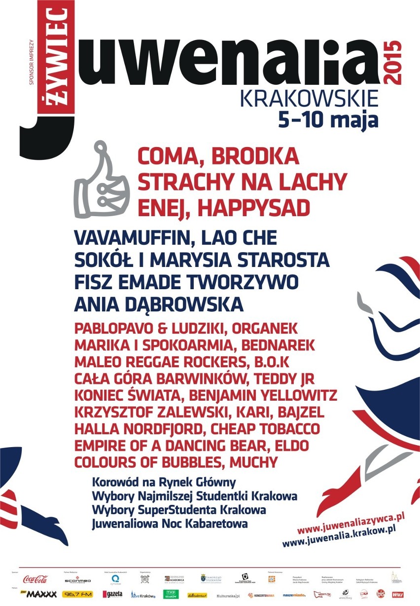 Juwenalia Krakowskie 2015 od 1 do 10 maja