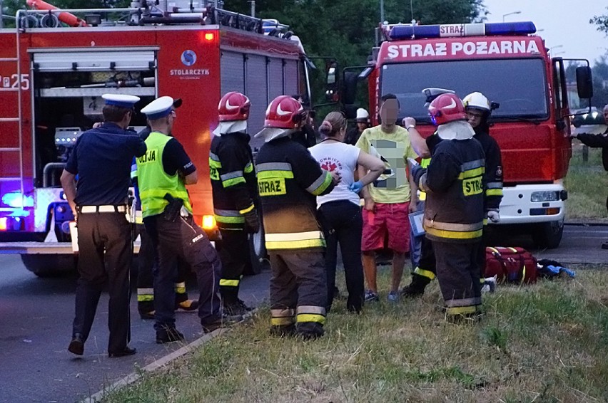 Wypadek na ulicy Starożytnej w Kaliszu