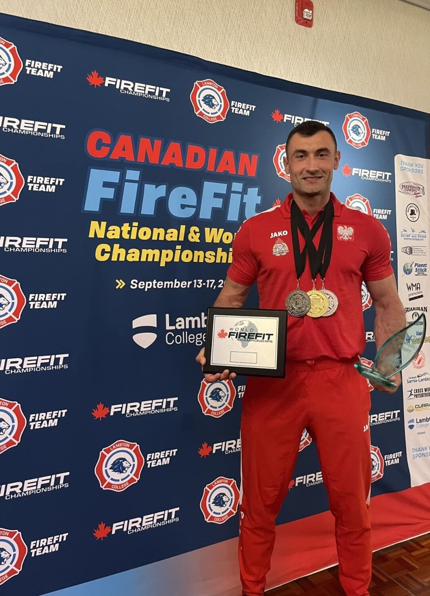 Adam Spychała w Kanadzie zdobył złoty i dwa srebrne medale