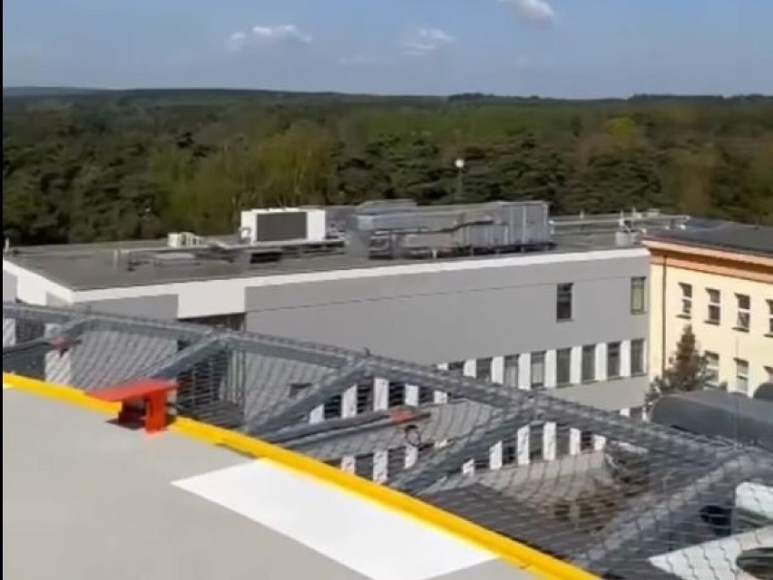 Lądowisko dla helikopterów na dachu szpitala w Ostrowcu jest już gotowe. Zobaczcie zdjęcia i film