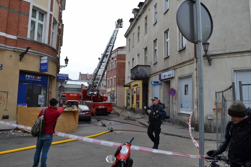 Pożar na Matejki w Gliwicach