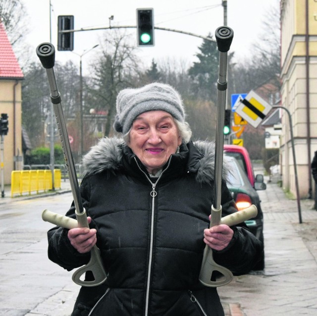 Pani Zofia odwiedziła wczoraj naszą redakcję. Przyszła o własnych siłach. Szczęśliwa!