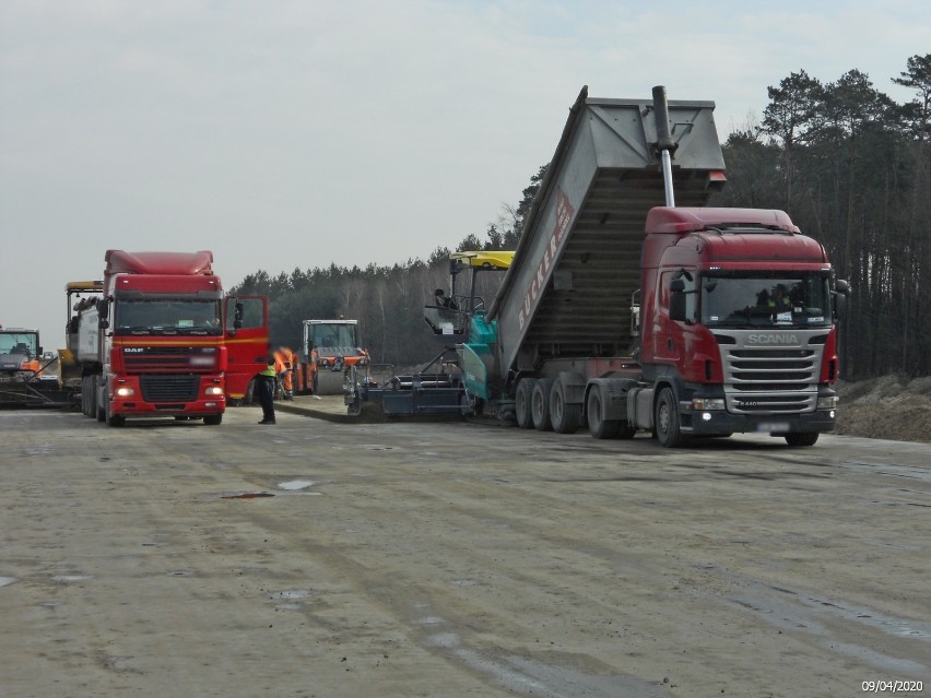 Budowa autostrady A1 Radomsko - Kamieńsk [Kwiecień 2020]