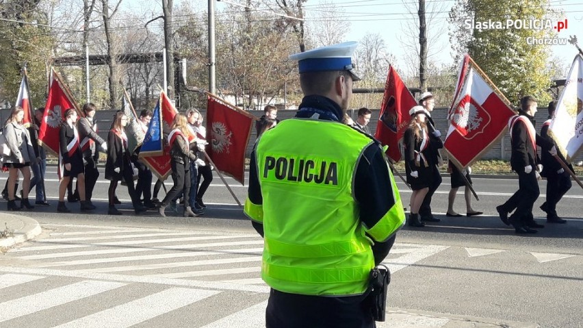 Święto Niepodległości w Chorzowie. Uroczystości pod Pomnikiem Powstańca Śląskiego [ZDJĘCIA]