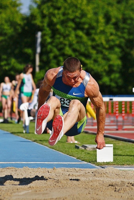 Konrad Podgórski (AZS AWF Biała Podlaska) wygrał konkurs skoku w dal