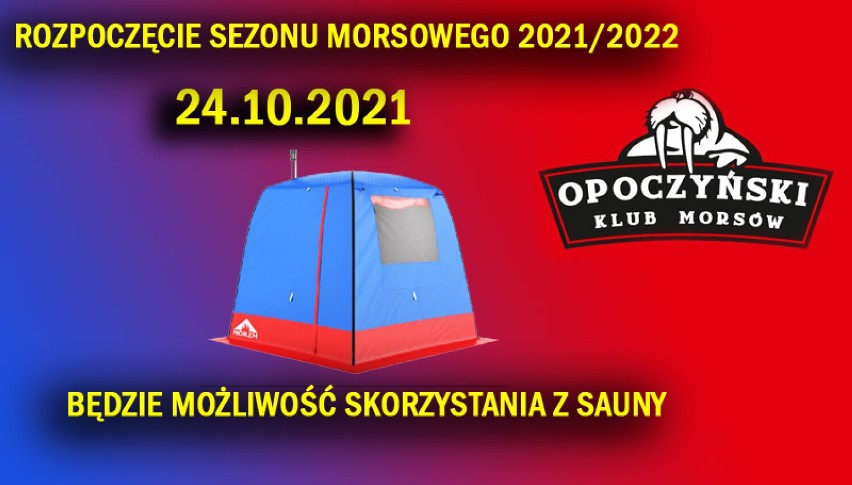 Opoczyńskie morsy zapraszają na rozpoczęcie sezonu 2021/2022. Pierwsze morsowanie w niedzielę