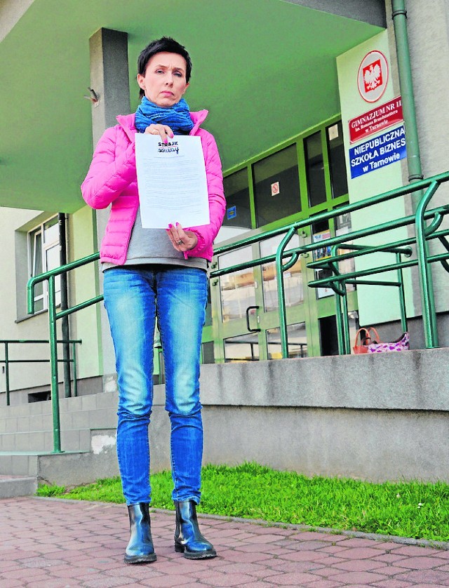 Dorota Podlasiewicz z Gimnazjum nr 11 weźmie udział w strajku