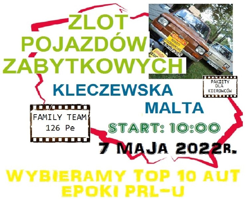 Majówka 2022. Kleczew. Rozpoczęcie Sezonu Pojazdów Zabytkowych 