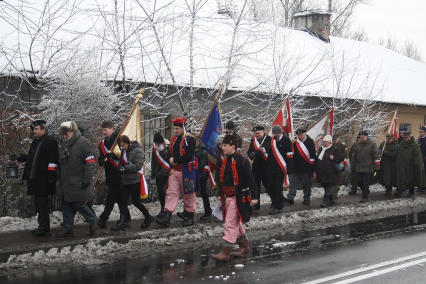 Sosnowiec-Maczki: mieszkańcy uczcili rocznicę wybuchu powstania styczniowego [ZDJĘCIA i WIDEO]