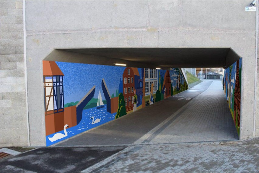 Tak będzie wyglądał mural przy ulicy Lotniczej. Konkurs rozstrzygnięty