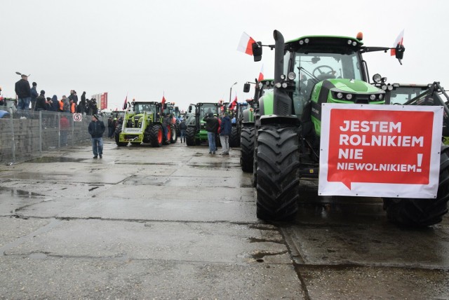 Protest na DK 81 między Pawłowicami a Ochabami