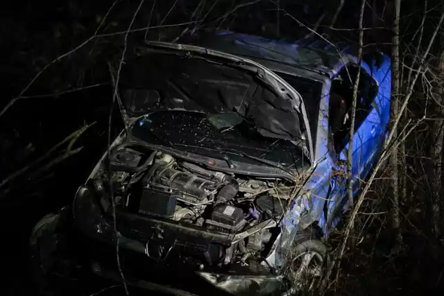 Do kolejnej kolizji doszło na drodze wojewódzkiej nr 132. Osobowy peugeot wypadł z drogi i wylądował w rowie. Przypomnijmy, że przed sześcioma dniami niemal w tym samym miejscu także doszło do dwóch kolizji.