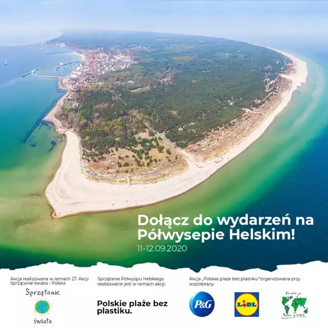 Sprzątanie plaż Władysławowa i Półwyspu Helskiego - wrzesień 2020, Sprzątanie Świata