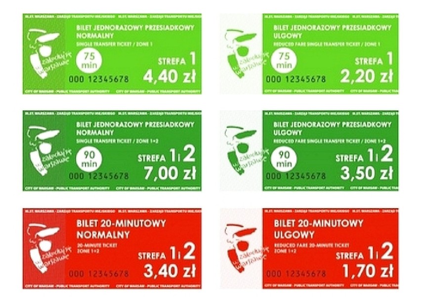 Nowe wzory biletów ZTM od 1 stycznia 2014 [zdjęcia]