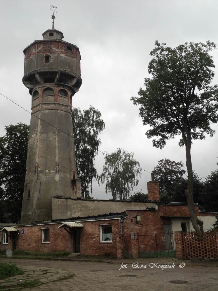 Wieża ciśnień z roku 1909 – jedna z pierwszych budowli w...