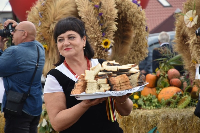 Barwny korowód poprzedził, dożynki gminne w Prochowicach