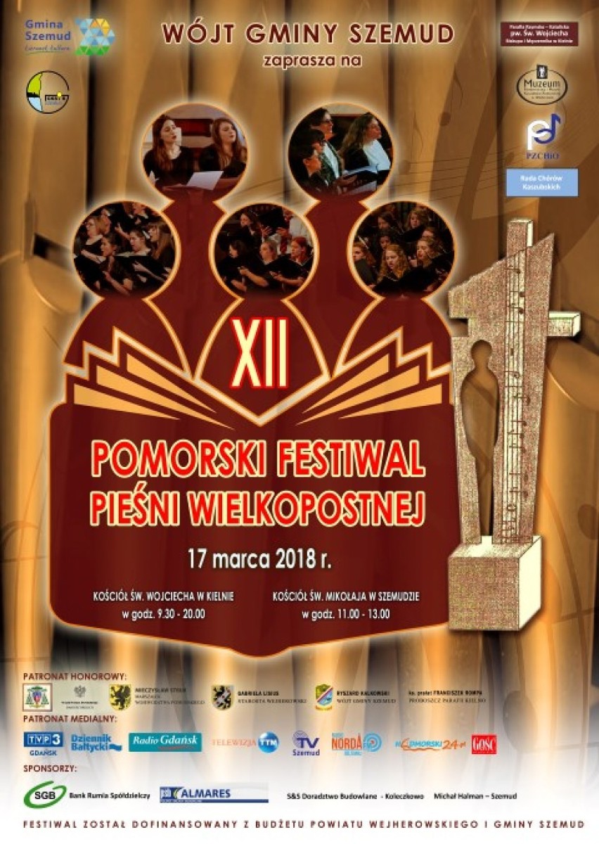 Już 17 marca odbędzie się XII Pomorski Festiwal Pieśni...