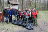 Mysłowice: cmentarz leśny w Wesołej: Działacze RAŚ posprzątali śmieci i posadzili nowe krzewy 