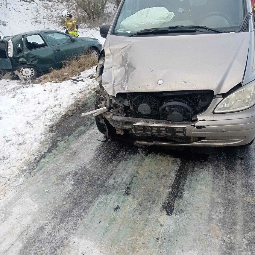 Do wypadku doszło na drodze w okolicy Jagniewic pod Skokami