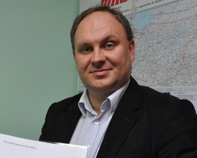 Tomasz Brzoskowski - wójt Stężycy uzyskał 84 proc. poparcia