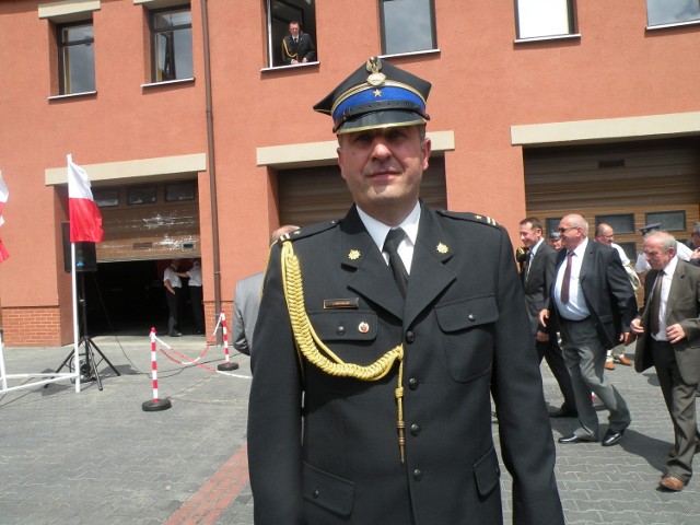 mł. bryg. Jacek Michalak objął funkcję komendanta PSP w Gnieźnie w lipcu.