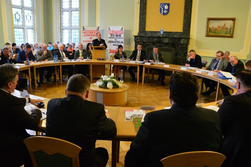 Protest pracowników szpitala w Kwidzynie. Będzie debata nt. losów spółki Zdrowie