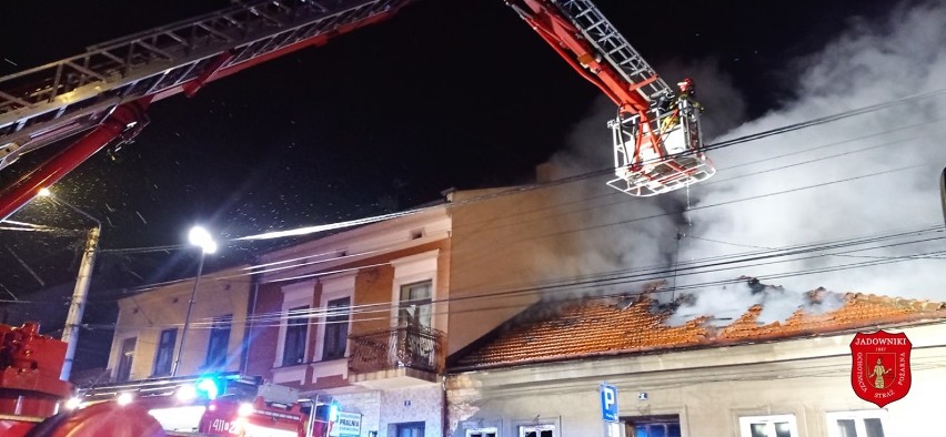 Pożar domu przy ulicy Kościuszki w Brzesku, 21.03.2021