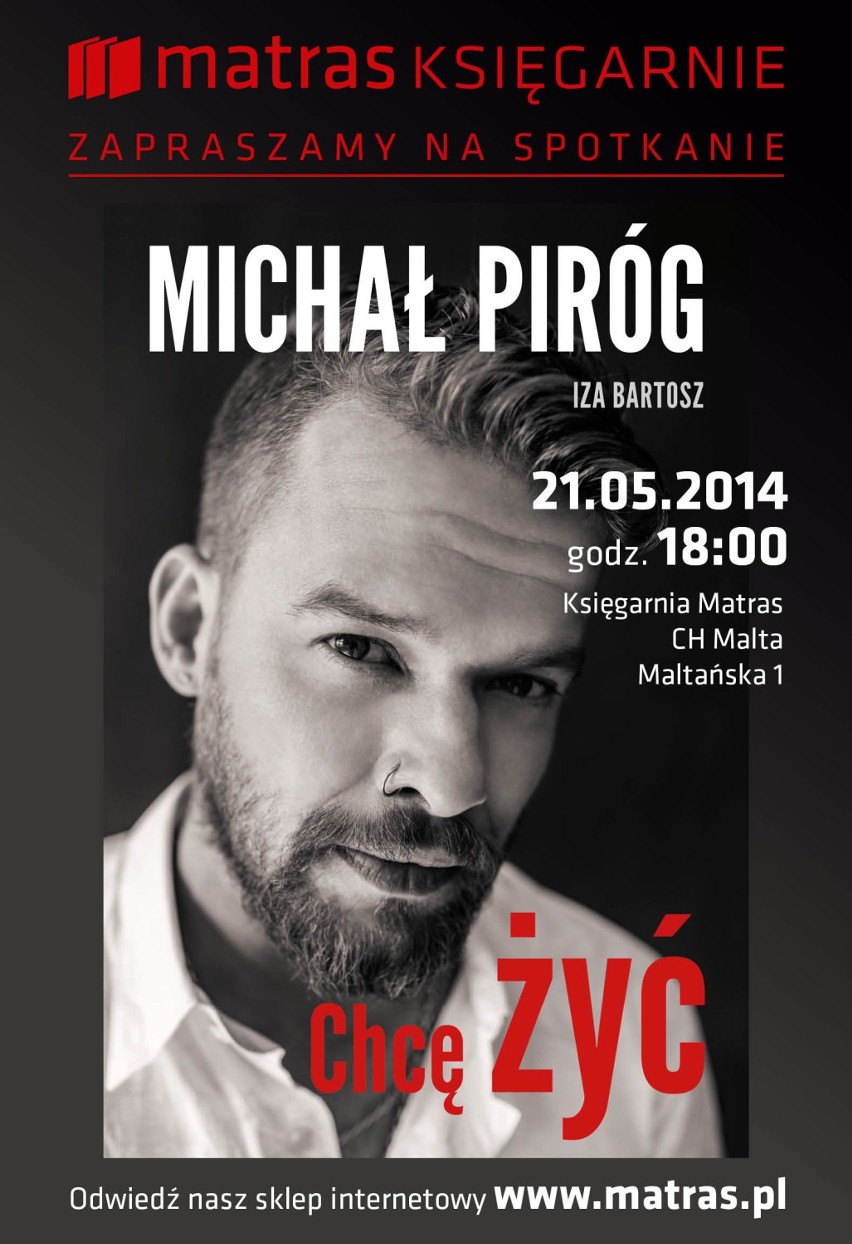 Michał Piróg w Poznaniu: Spotkanie w CH Malta