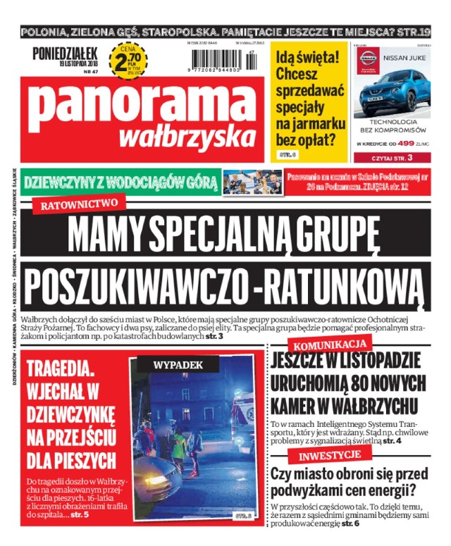 Panorama Wałbrzyska wydanie z 19 listopada 2018 r.