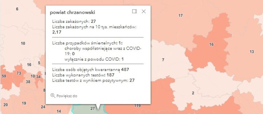 Ponad tysiąc zakażeń COVID-19 w Małopolsce. W powiatach oświęcimskim, wadowickim, chrzanowskim i olkuskim też są nowe przypadki.