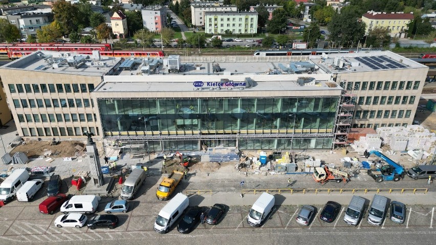 Tak wyglądał dworzec PKP w Kielcach 1 października 2023....