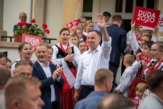 Zdjęcia z 9 lipca, kiedy Andrzej Duda odwiedził Lipnicę Wielką