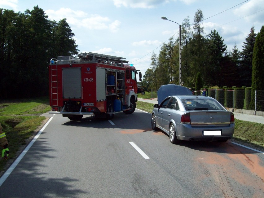 Dąbrowa Tarnowska. Wypadek na ul. Żabieńskiej. Dwoje dzieci trafiło do szpitala [ZDJĘCIA]