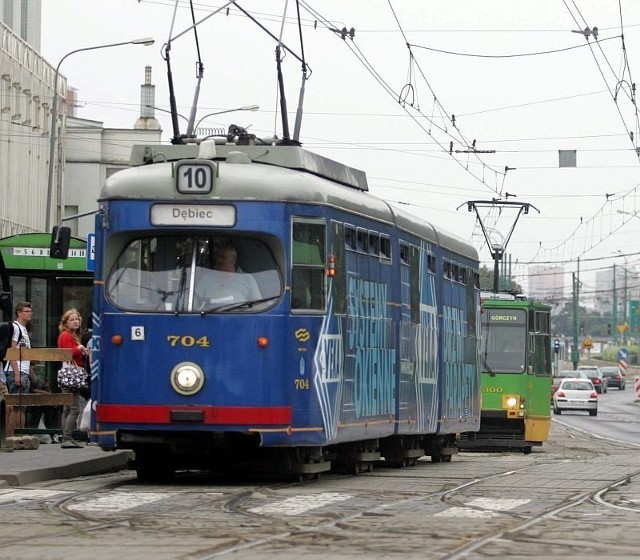 Ruch tramwajów został zablokowany na godzinę. Zdjęcie ilustracyjne