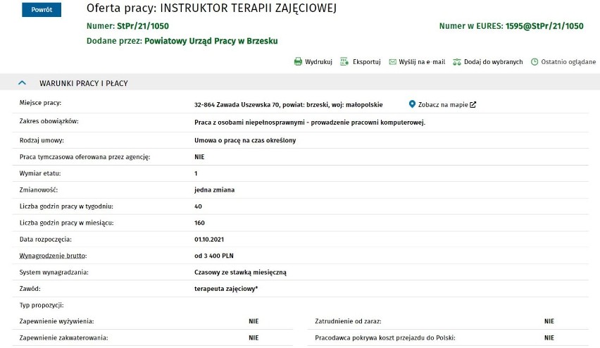 Najnowsze oferty pracy w Brzesku i powiecie brzeskim,...