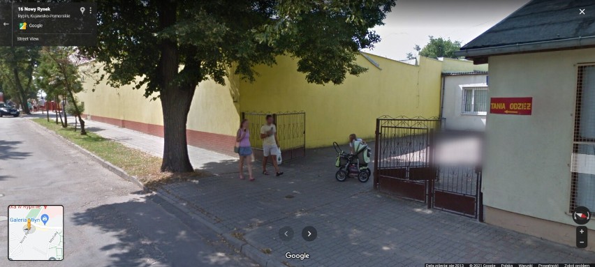 Moda na ulicach Rypina. Stylizacje rypinian na zdjęciach z Google Street View
