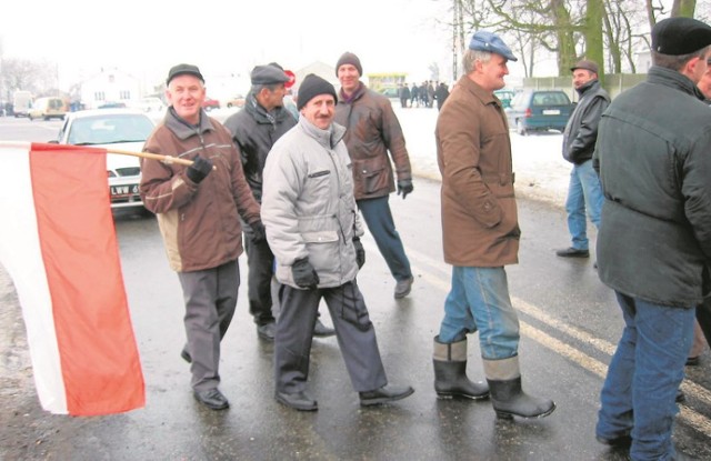 Poprzedni protest rolników w Starym  Gostkowie, w gminie Wartkowice,  miał miejsce w lutym 2003 roku