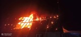Pożar domu w Łagoszowie Wielkim w gminie Radwanice