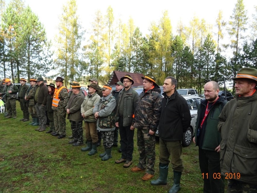 Hubertowskie polowanie w najstarszym sycowskim Kole Łowieckim Jeleń