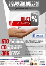 Biblioteka Miejska prowadzi program partnerski &quot;Bilet do kultury&quot;