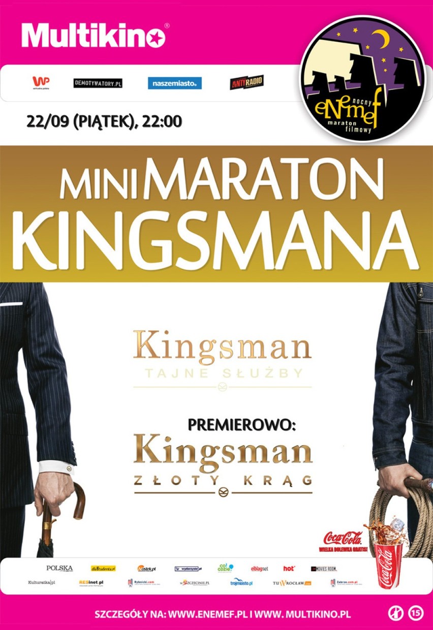 ENEMEF: Minimaraton Kingsmana. Wygraj bilety [KONKURS]