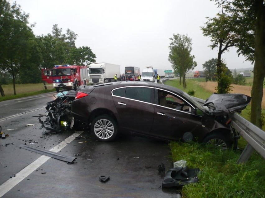 Śmiertelny wypadek koło Ostródy [zdjęcia]