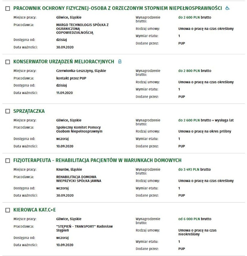 Przejrzyjcie oferty pracy. Można znajdziecie coś dla siebie!...