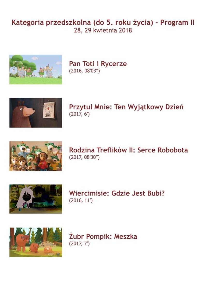 Weekend z polskimi animacjami dla dzieci w wieluńskim kinie [PROGRAM]
