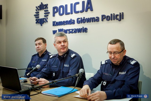 Komenda Główna Policji podsumowała miniony rok.