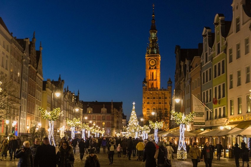 Odpalenie iluminacji świątecznych w Gdańsku